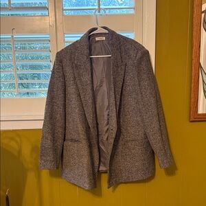 Max Studio Gray Women's Pea Coat